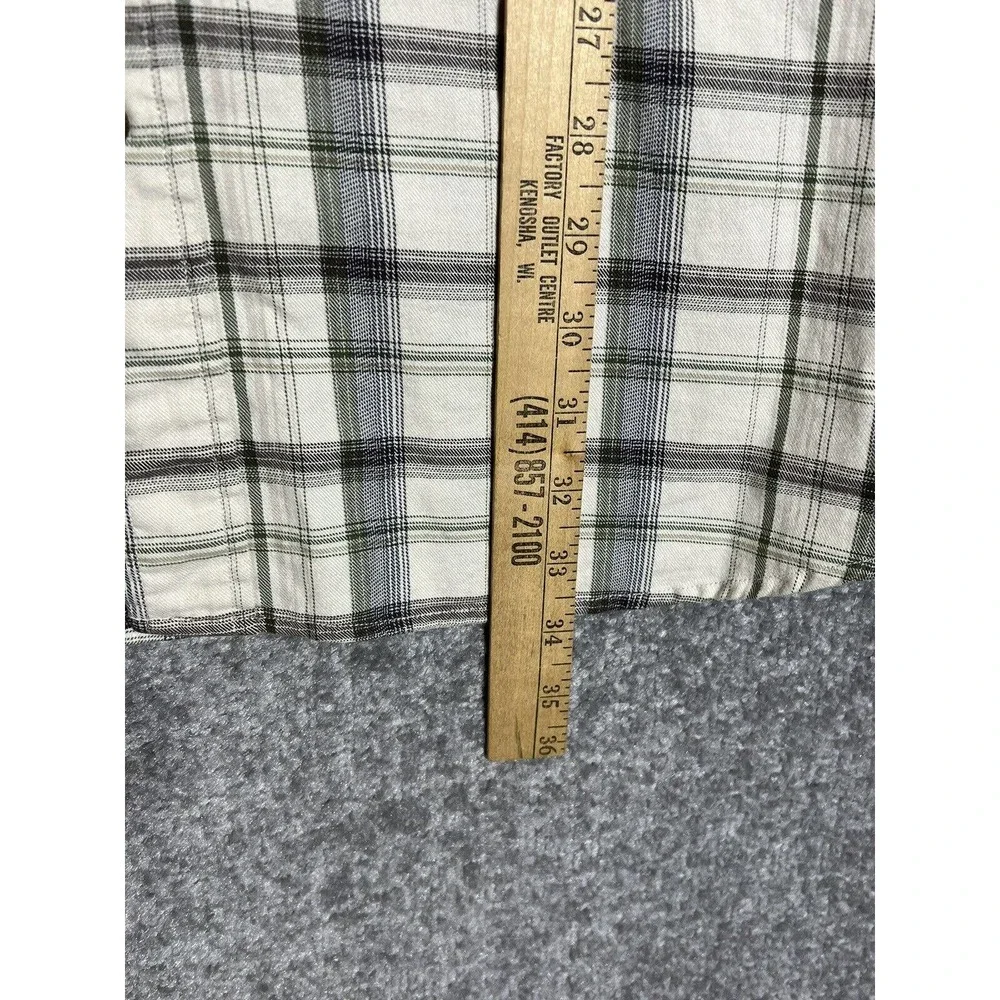 Eddie Bauer Button Down Shirt Mens‎ Size XL Tall Long Sleeve Plaid Pocket
